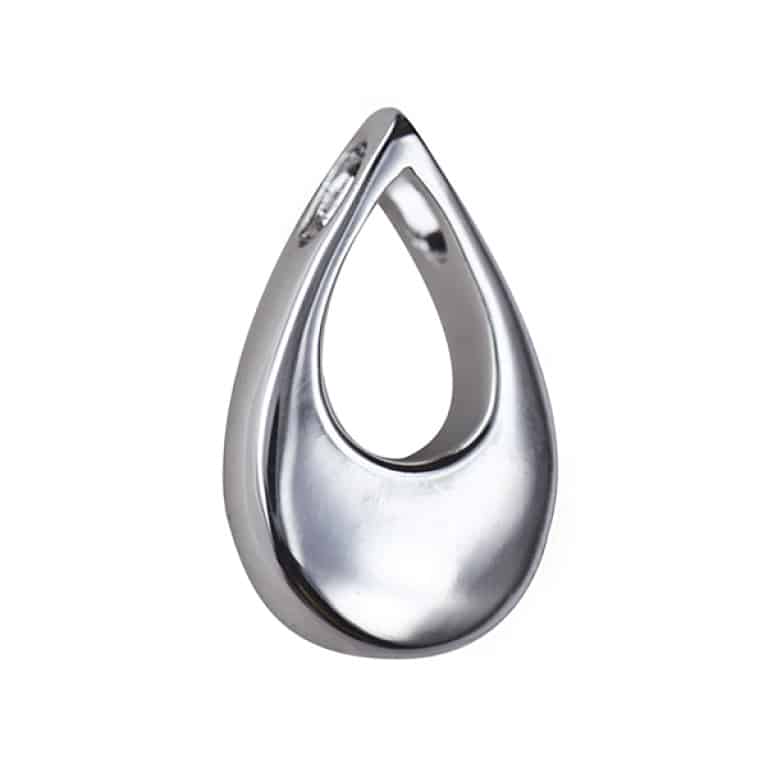 Tear Drop Micro Urn Pendant - Sterling Silver
